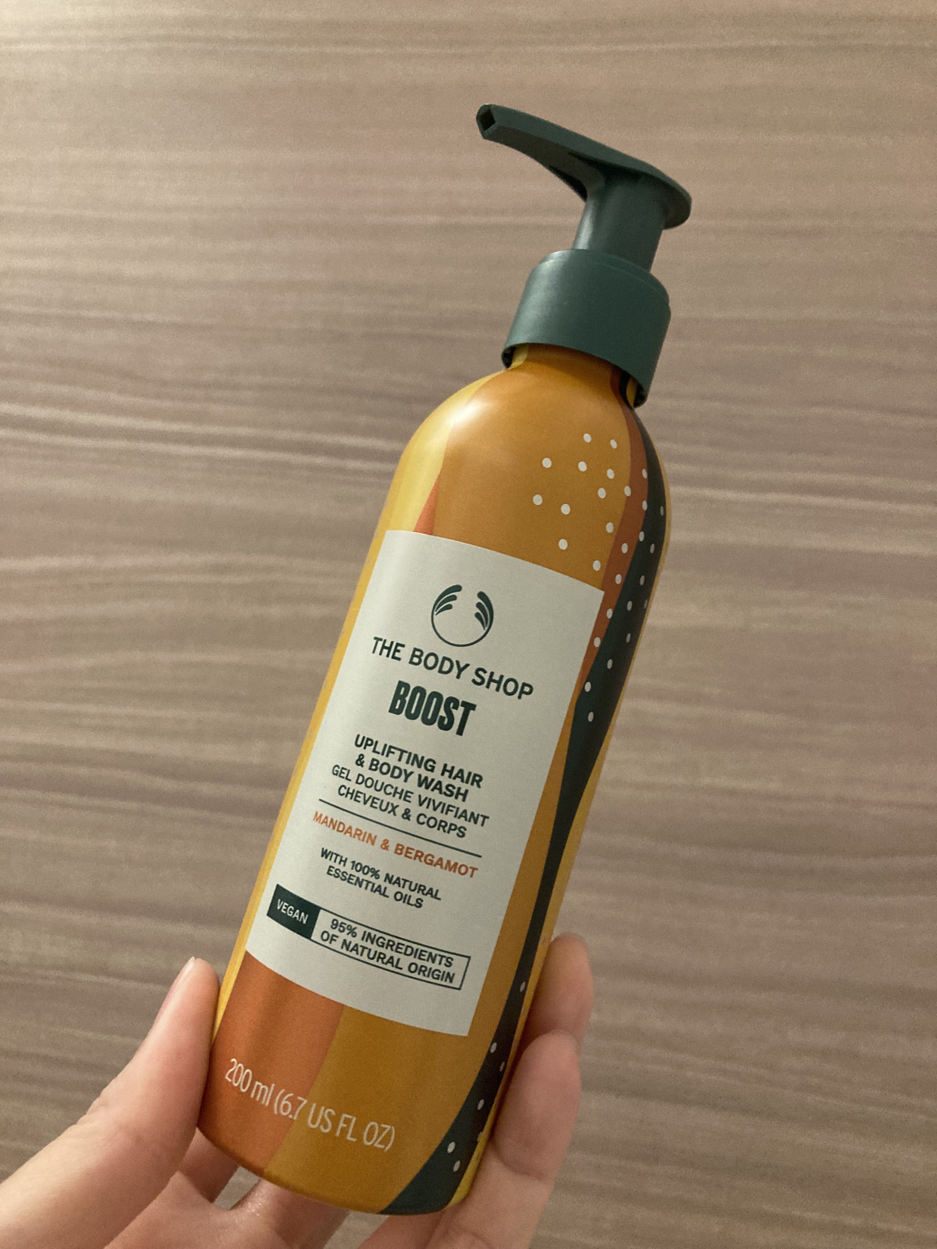 THE BODY SHOP ウェルネス ヘア＆ボディウォッシュ マンダリン& ベルガモットのクチコミ「THE BODY SHOP

ウェルネス ヘア＆ボディウォッシュ 

マンダリン& ベルガモッ.....」（2枚目）