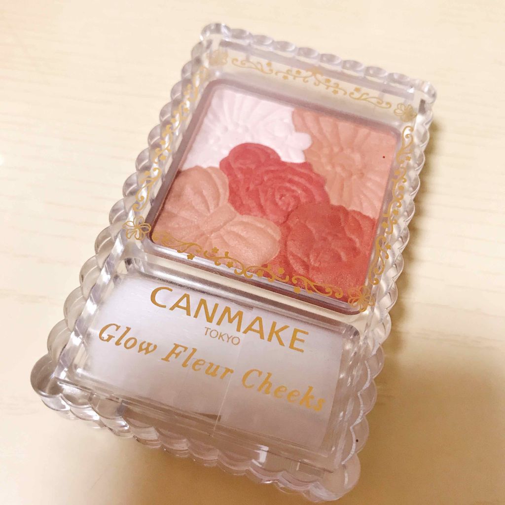 グロウフルールチークス/キャンメイク/パウダーチークを使ったクチコミ（1枚目）