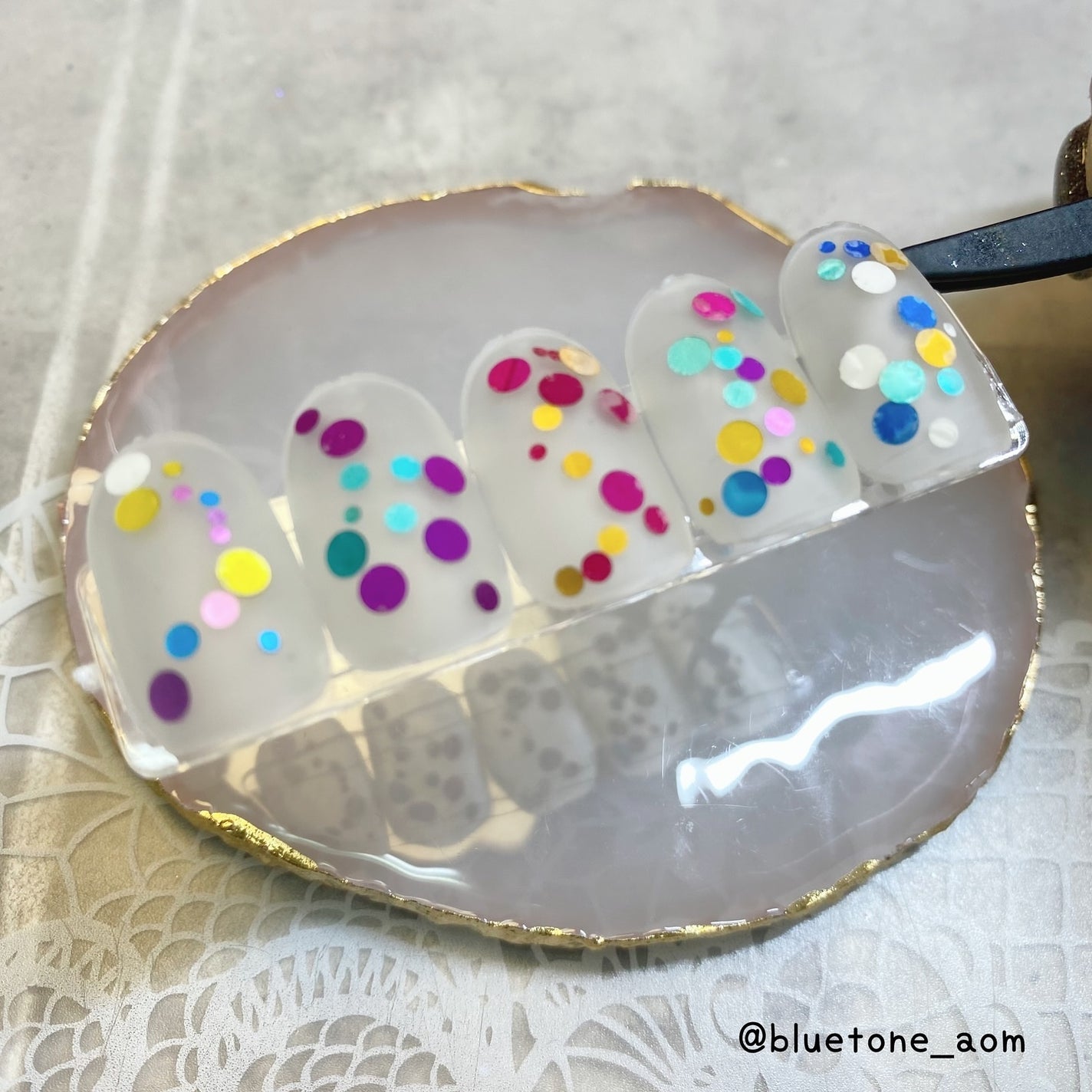 BRG ジェルネイル/DAISO/ジェルネイルを使ったクチコミ(4枚目)