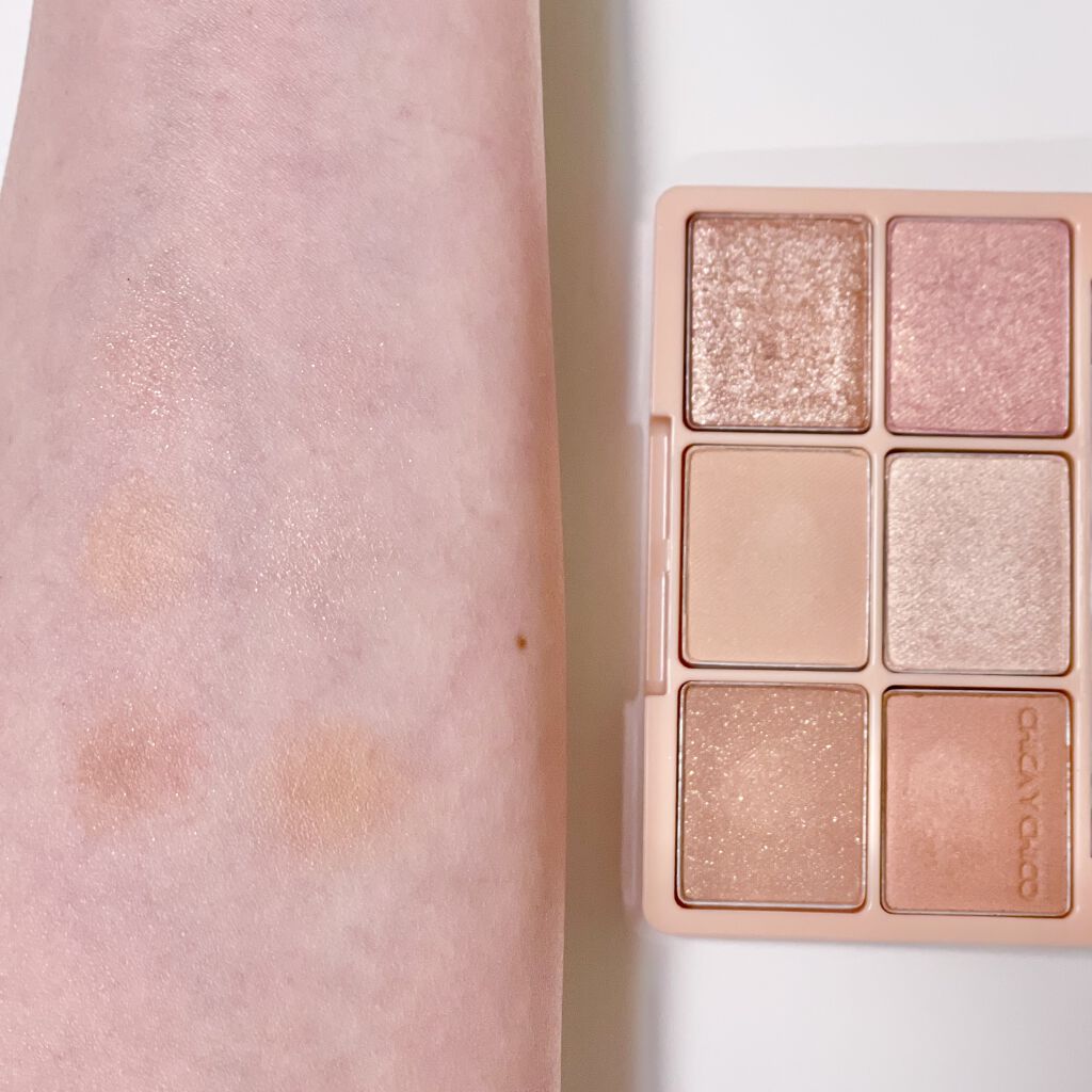 ワンショットアイパレット 09＃MILKTEA AT NOON/CHICAY CHICO/アイシャドウパレットを使ったクチコミ（2枚目）