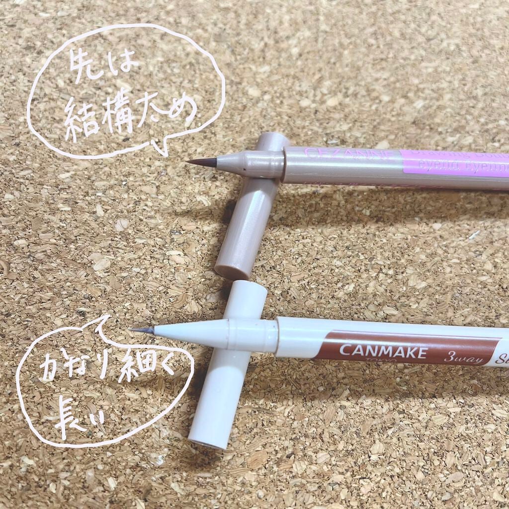 描くふたえアイライナー/CEZANNE/リキッドアイライナーを使ったクチコミ(8枚目)