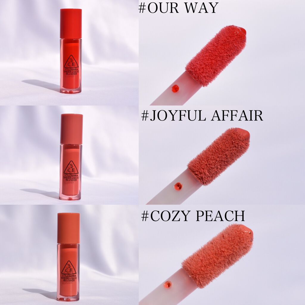 3CE SHEER LIQUID BLUSHER/3CE/リキッドチークを使ったクチコミ（2枚目）