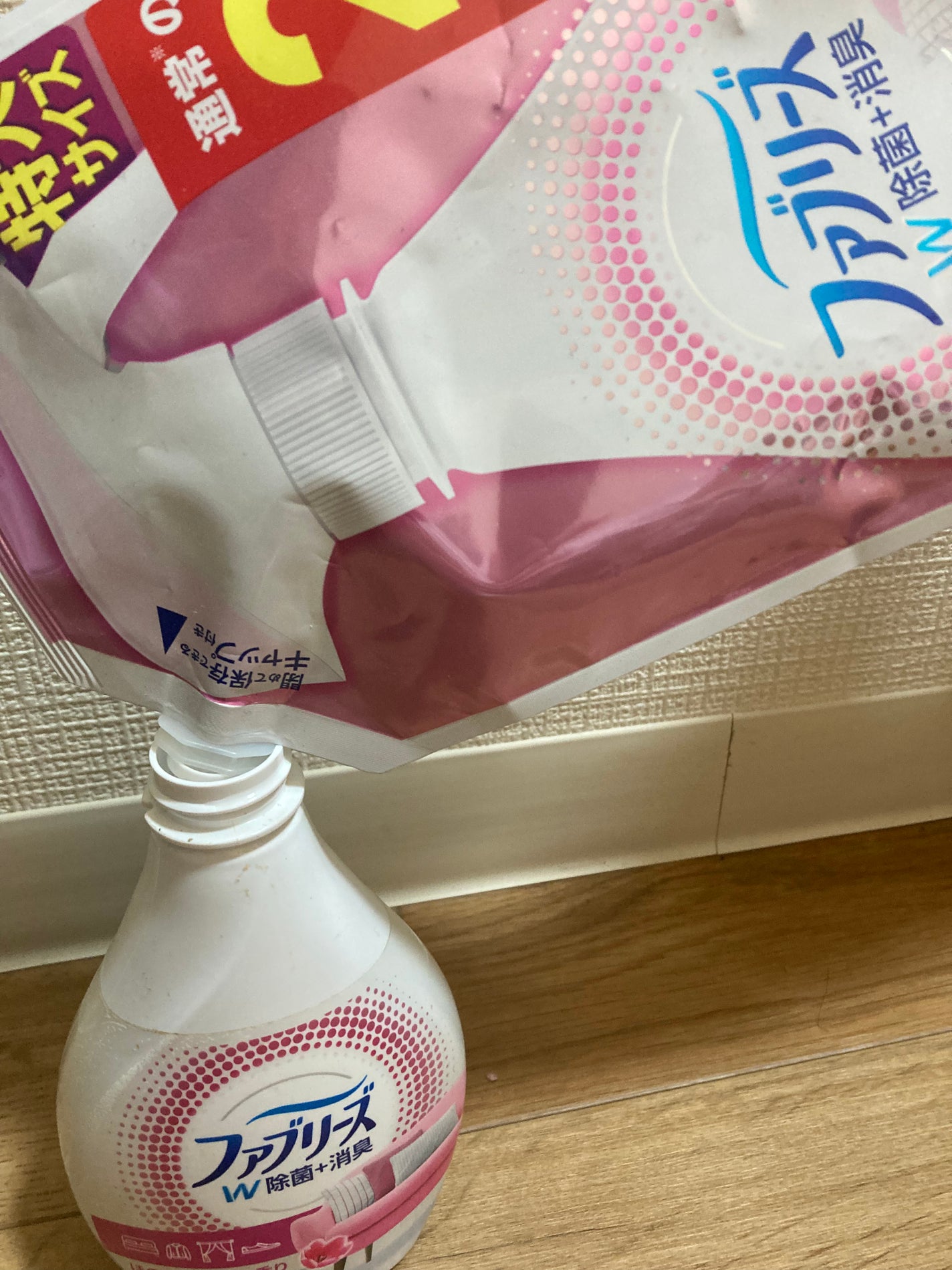 ファブリーズ ほのかなお花の香り/SOAP&GLORY/ファブリックミストを使ったクチコミ(1枚目)