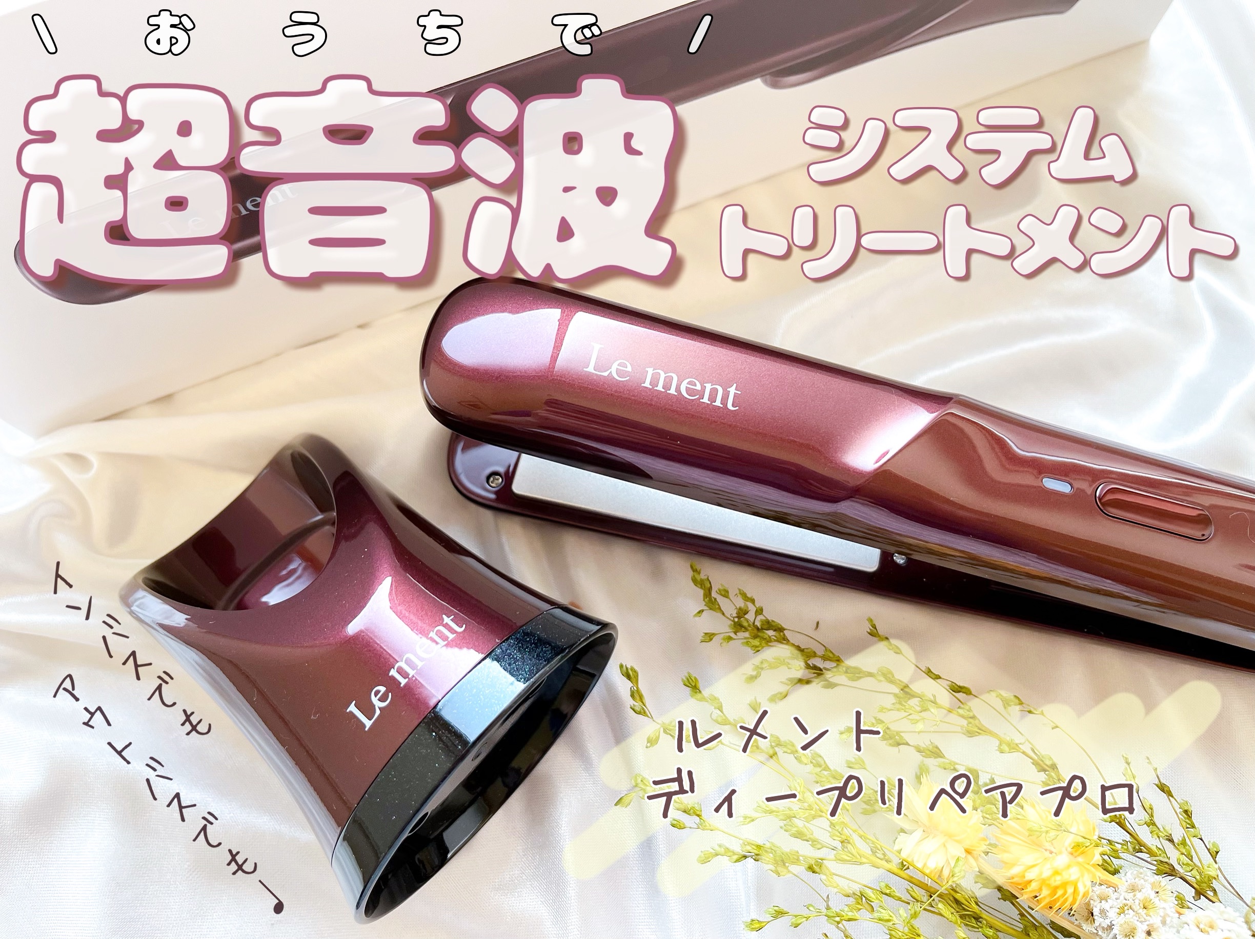 Le Ment(ルメント) ディープリペアプロ 超音波トリートメント導入器
