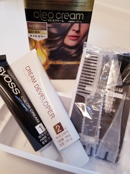 オレオクリーム/サイオス/ヘアカラーを使ったクチコミ(4枚目)