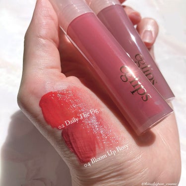 EGLIPS Melty Glass Tintのクチコミ「
【EGLIPS】

💋Melty Glass Tint
02 Daily The Fig
0.....」（2枚目）