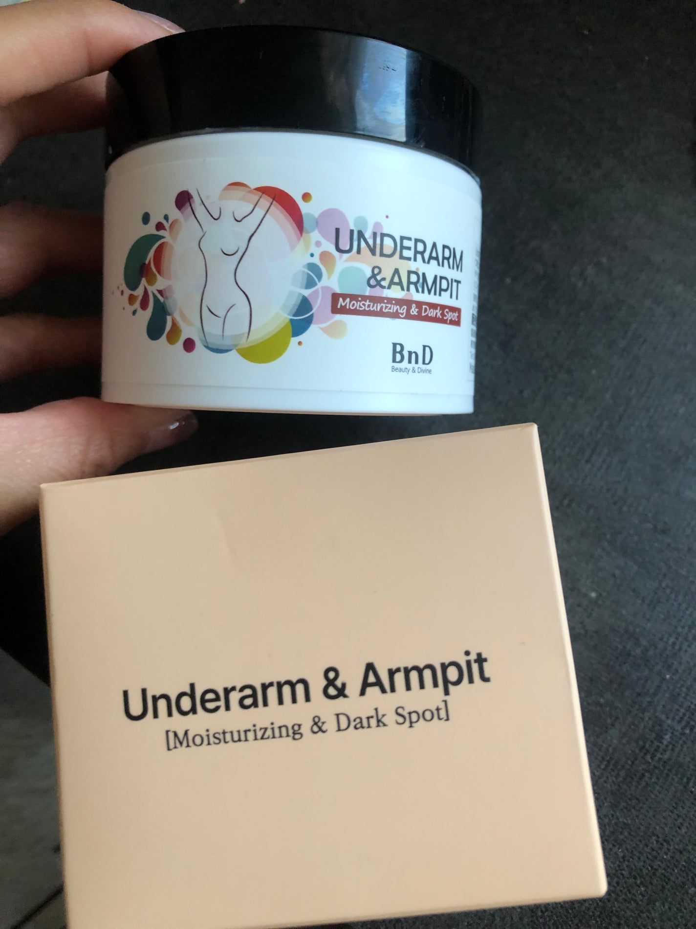 BnDアンダーアームクリーム(ボディクリーム)/BnD/デリケートゾーンケアを使ったクチコミ(2枚目)