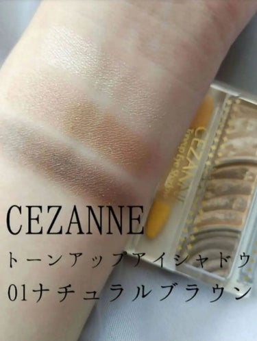 トーンアップアイシャドウ/CEZANNE/アイシャドウパレットを使ったクチコミ（1枚目）