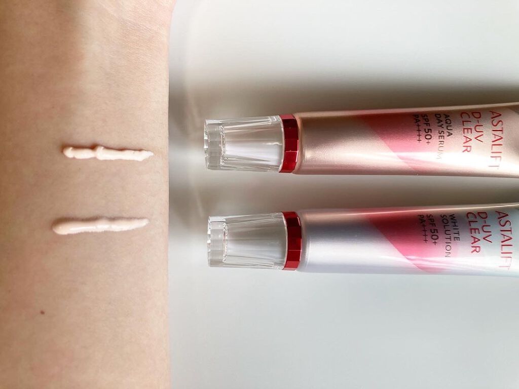 D-UVクリア ホワイトソリューション/アスタリフト/日焼け止めクリームを使ったクチコミ(2枚目)