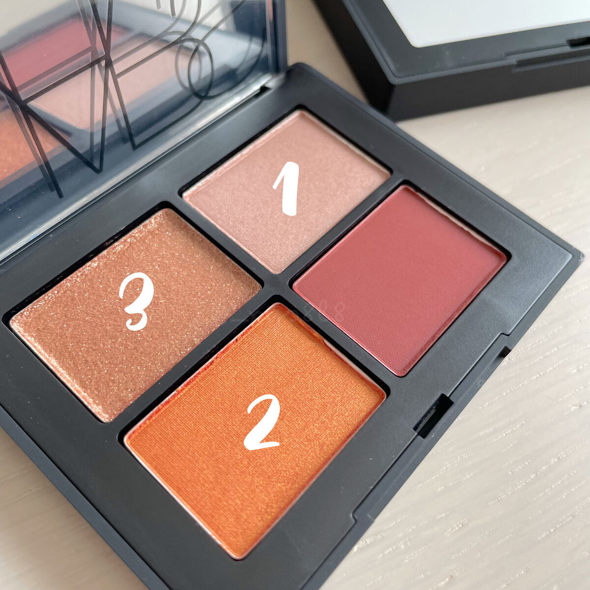 クワッドアイシャドー/NARS/アイシャドウパレットを使ったクチコミ（3枚目）