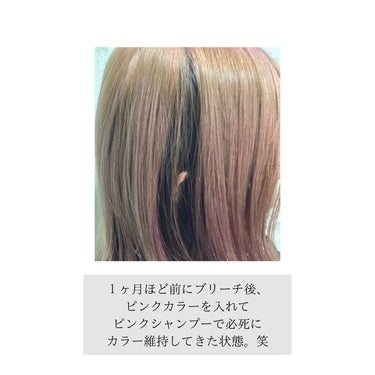 カラーセーフヘアマスク ワインレッド/ナチュールバイタル/ヘアカラーを使ったクチコミ（3枚目）