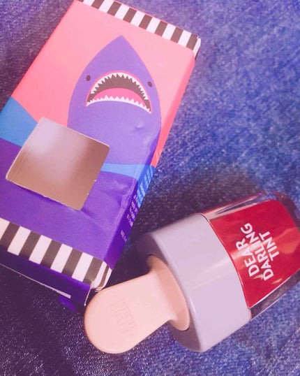 ディアダーリン ウォータージェルティント (アイスティント)/ETUDE/口紅を使ったクチコミ(1枚目)