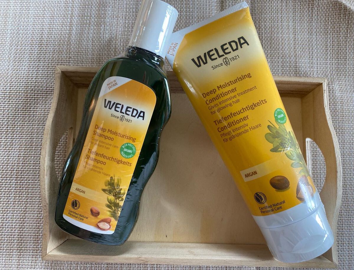 アルガン ヘアシャンプー／ヘアコンディショナー/WELEDA/市販シャンプーを使ったクチコミ（1枚目）