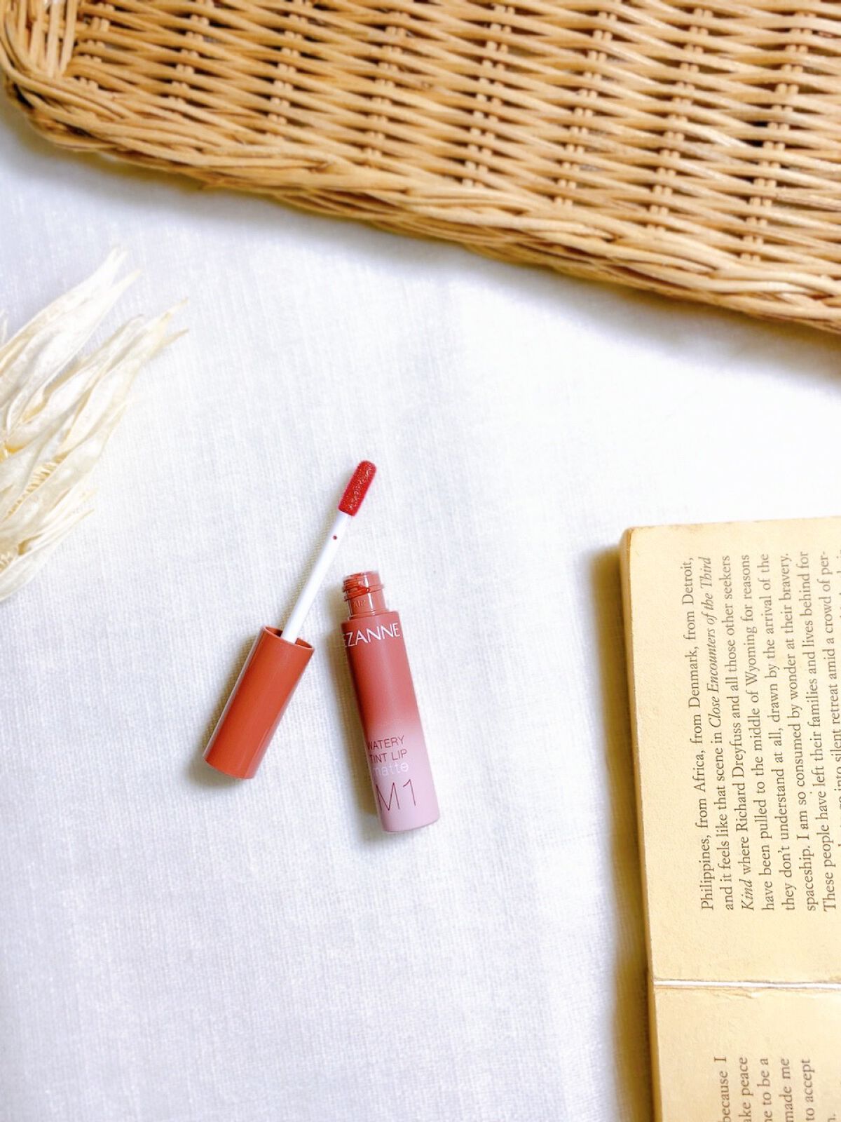 ウォータリーティントリップ マット/CEZANNE/リップティントを使ったクチコミ(2枚目)