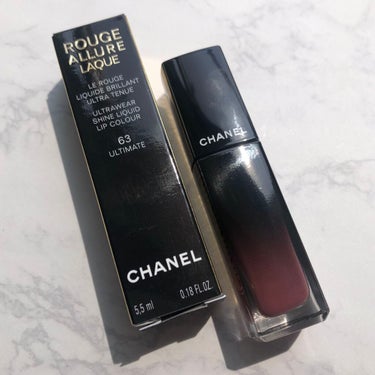 ルージュ アリュール ラック 63 アルティメット/CHANEL/口紅を使ったクチコミ（2枚目）