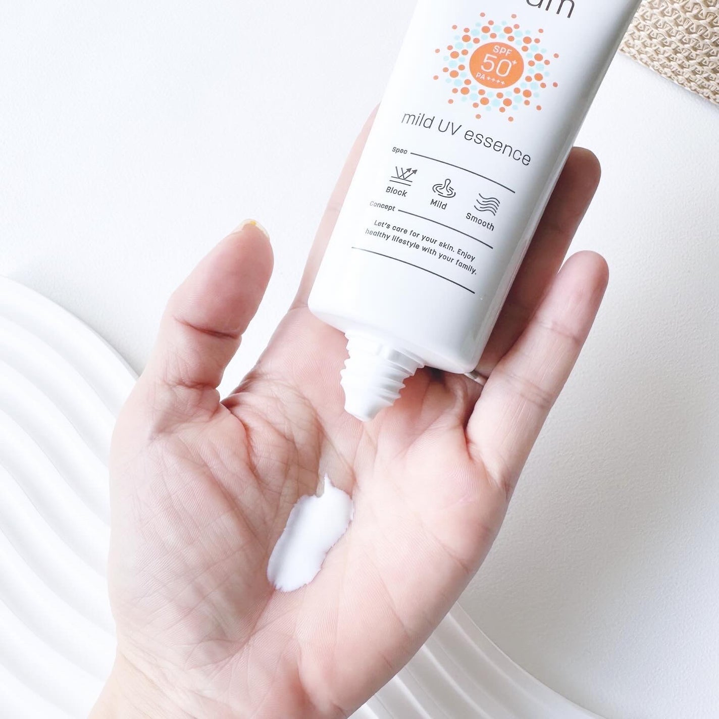 アンド ファム マイルドUVエッセンス<日やけ止めクリーム>/& Fam/日焼け止めクリームを使ったクチコミ(2枚目)