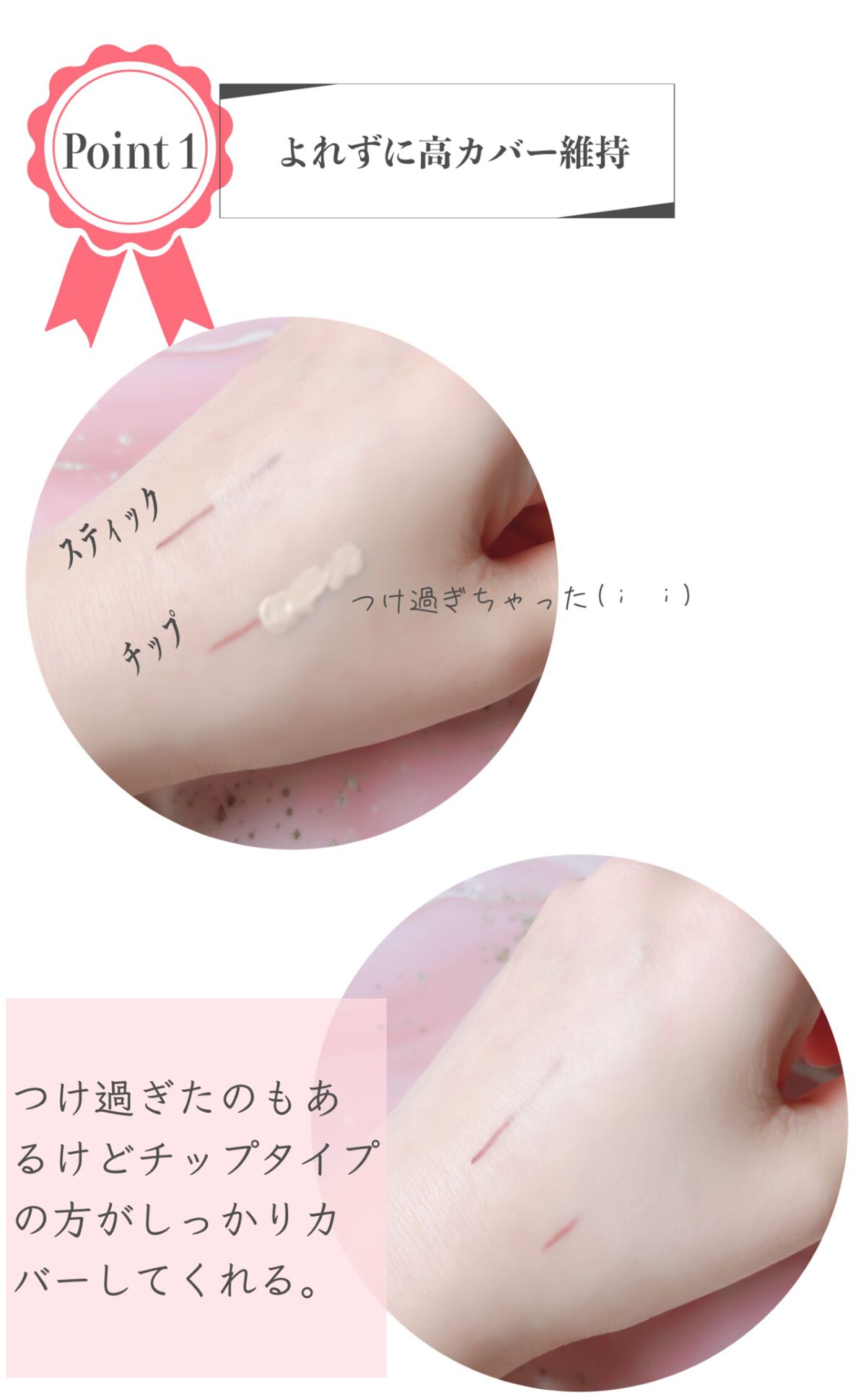 マスクフィットオールカバーデュアルコンシーラー/TIRTIR(ティルティル)/コンシーラーを使ったクチコミ（3枚目）