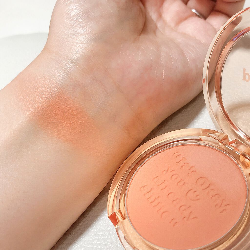 ピュア ブラッシュド サンシャイン チーク/PERIPERA/パウダーチークを使ったクチコミ（2枚目）