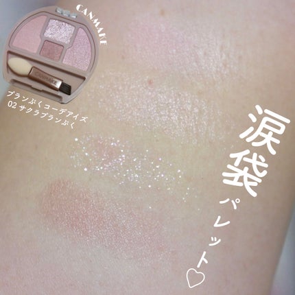 プランぷくコーデアイズ/キャンメイク/パウダーアイシャドウを使ったクチコミ(1枚目)