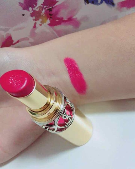 ルージュ ヴォリュプテ シャイン/YVES SAINT LAURENT BEAUTE/口紅を使ったクチコミ(2枚目)