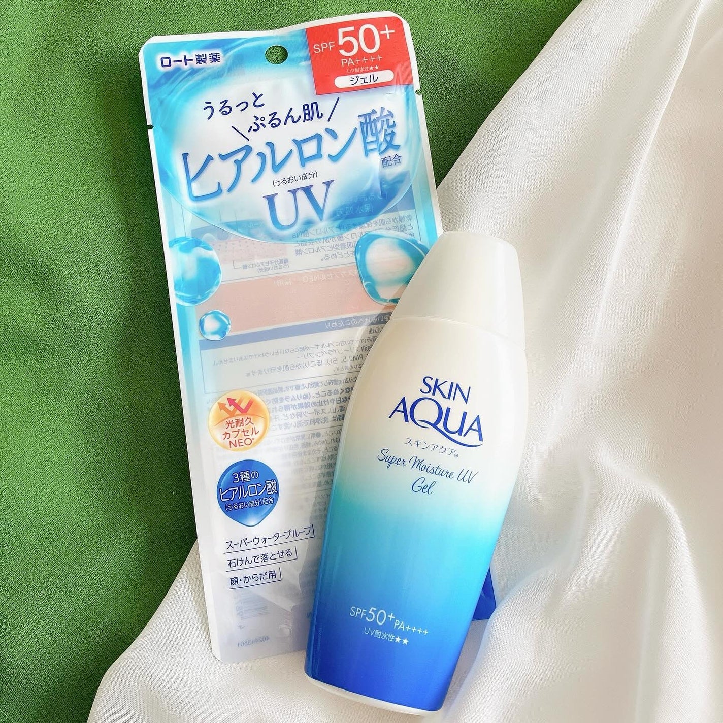 スキンアクア スーパーモイスチャージェル/スキンアクア/日焼け止めジェルを使ったクチコミ(1枚目)