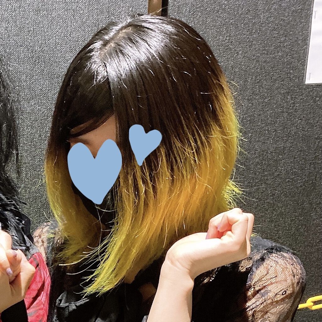 ヘアカラークリーム エレクトリックバナナ Electric Banana/マニックパニック/ヘアカラーを使ったクチコミ（3枚目）