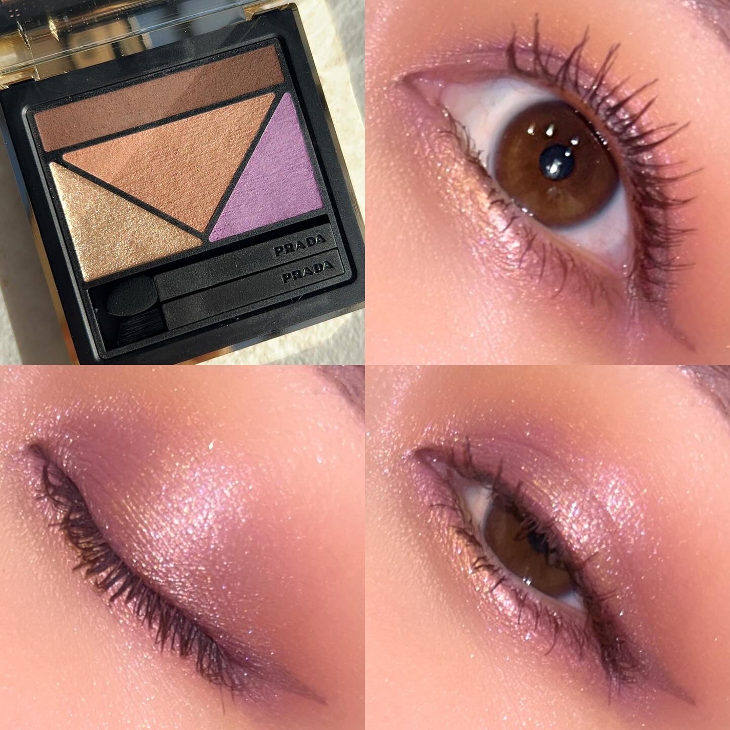 ダイメンションズ マルチエフェクト アイシャドウ/PRADA BEAUTY/アイシャドウパレットを使ったクチコミ(4枚目)