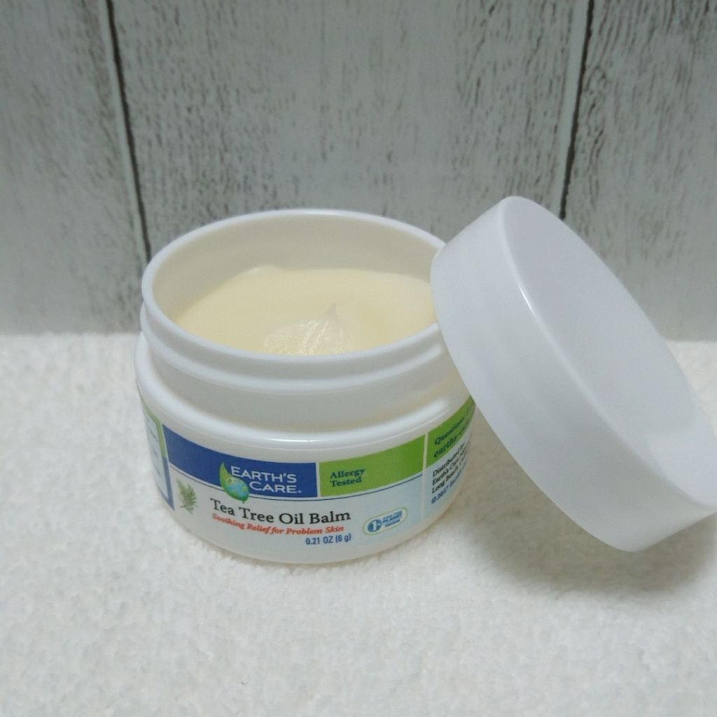 ティーツリーオイルバーム/Earth's Care/フェイスバームを使ったクチコミ（1枚目）