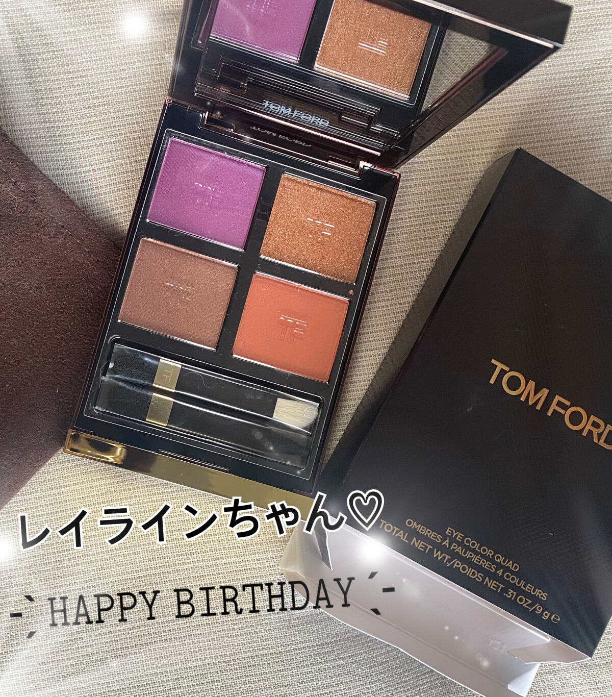 アイ カラー クォード/TOM FORD BEAUTY/アイシャドウパレットを使ったクチコミ（1枚目）
