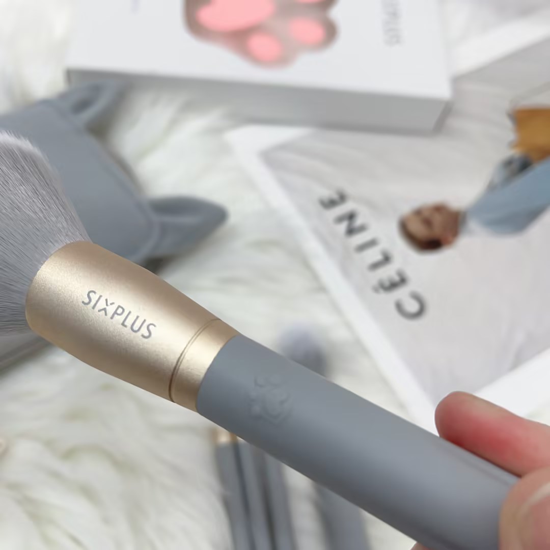 SIXPLUS メイクブラシ5本セット ハートペット/SIXPLUS/メイクブラシを使ったクチコミ（2枚目）