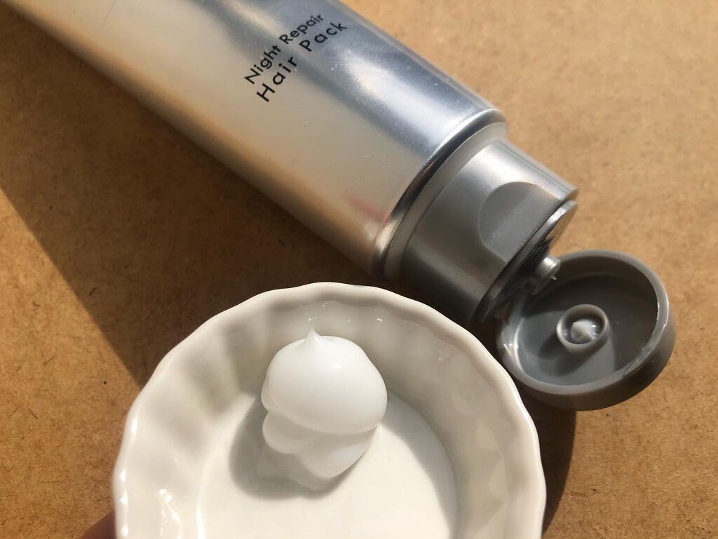 ナイトリペア ヘアパック/THERATIS/ヘアマスク・ヘアパックを使ったクチコミ（2枚目）