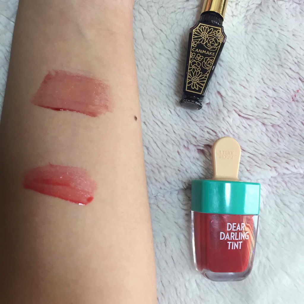 リップティントジャム/キャンメイク/リップグロスを使ったクチコミ(2枚目)