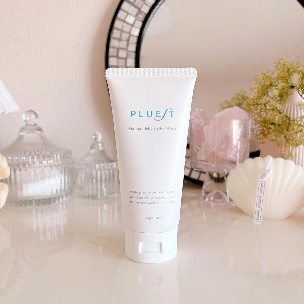 マンナンジェリーハイドロウォッシュ/PLUEST/洗顔料を使ったクチコミ(4枚目)