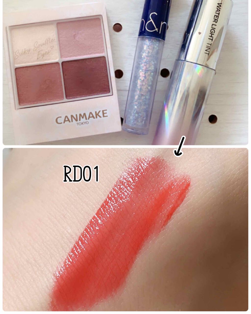 アピュー ウォーターライト ティント RD01/A’pieu/リップティントを使ったクチコミ（2枚目）