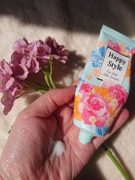 ハッピースタイル ミルクモイスチュア/菊星/ヘアミルクを使ったクチコミ(2枚目)