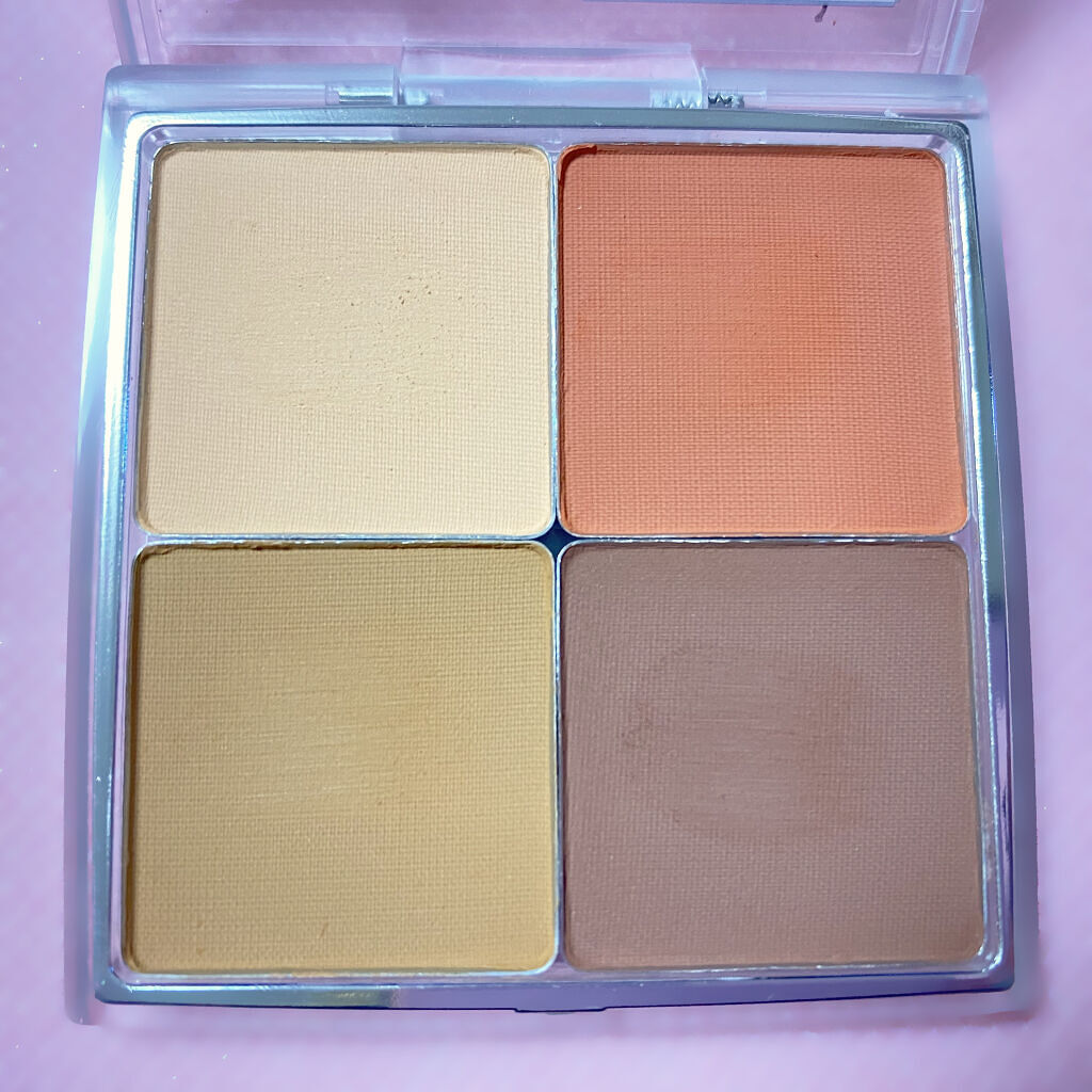 モーメントブログ4色アイシャドウ/FLORTTE/アイシャドウパレットを使ったクチコミ（2枚目）