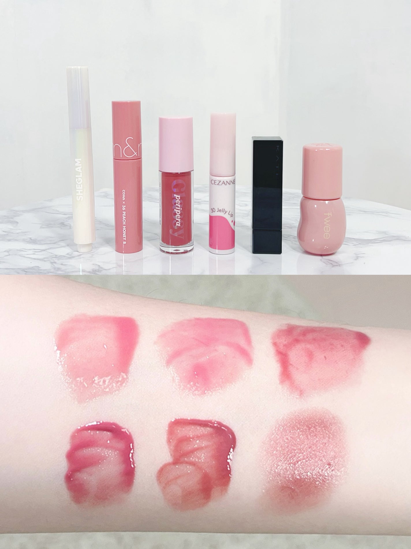 ジューシーラスティングティント/rom&nd/リップティントを使ったクチコミ(6枚目)