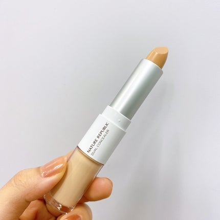 DUAL CONCEALER/ネイチャーリパブリック/スティックコンシーラーを使ったクチコミ(2枚目)