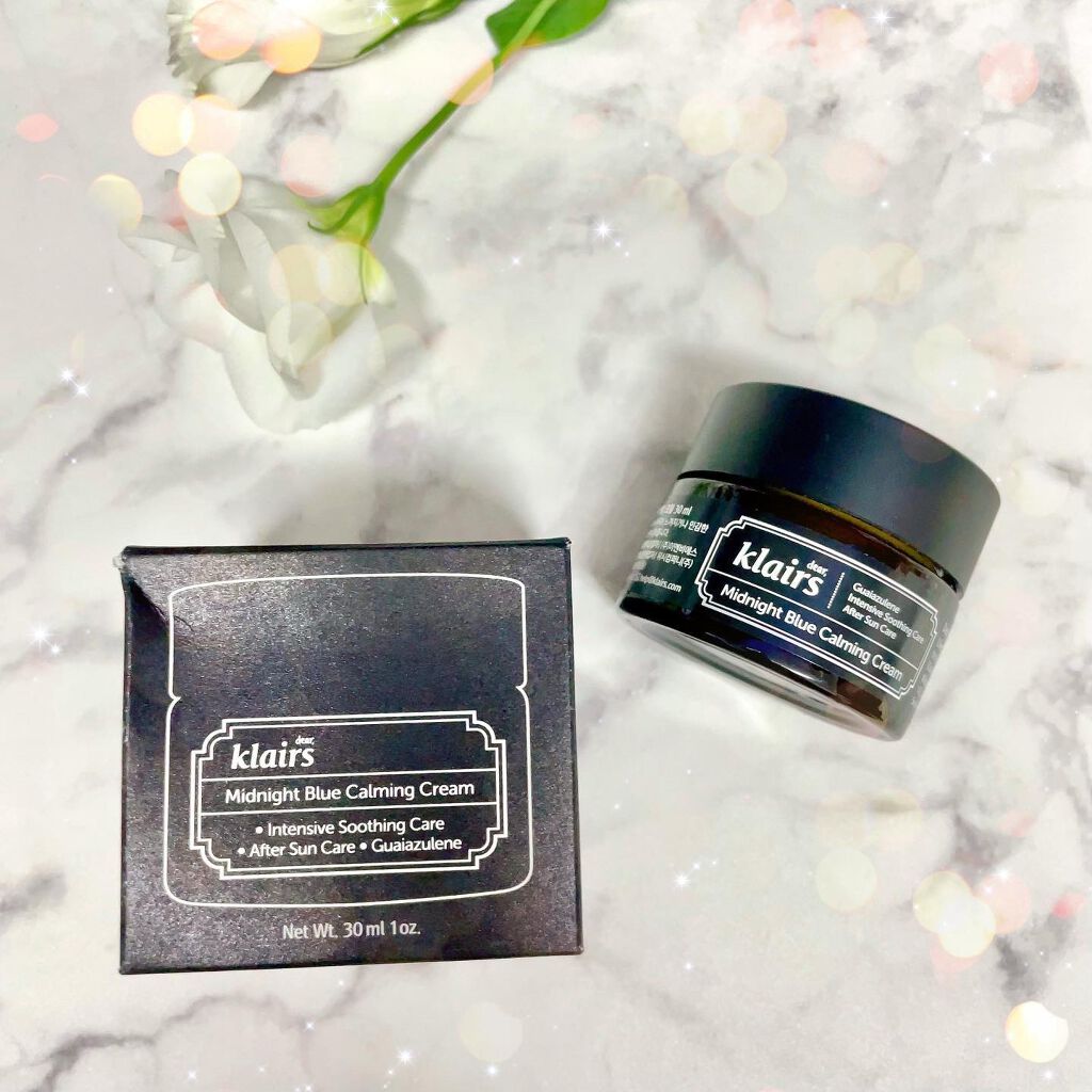 ミッドナイトブルーカーミングクリーム/Klairs/フェイスクリームを使ったクチコミ(7枚目)