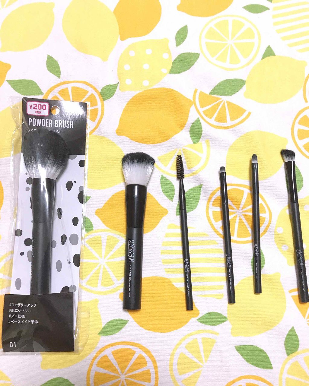 UR GLAM　SHADING BRUSH/U R GLAM/メイクブラシを使ったクチコミ（1枚目）