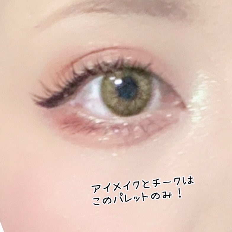 ソフトブラーリングアイパレット/wakemake/アイシャドウパレットを使ったクチコミ(6枚目)