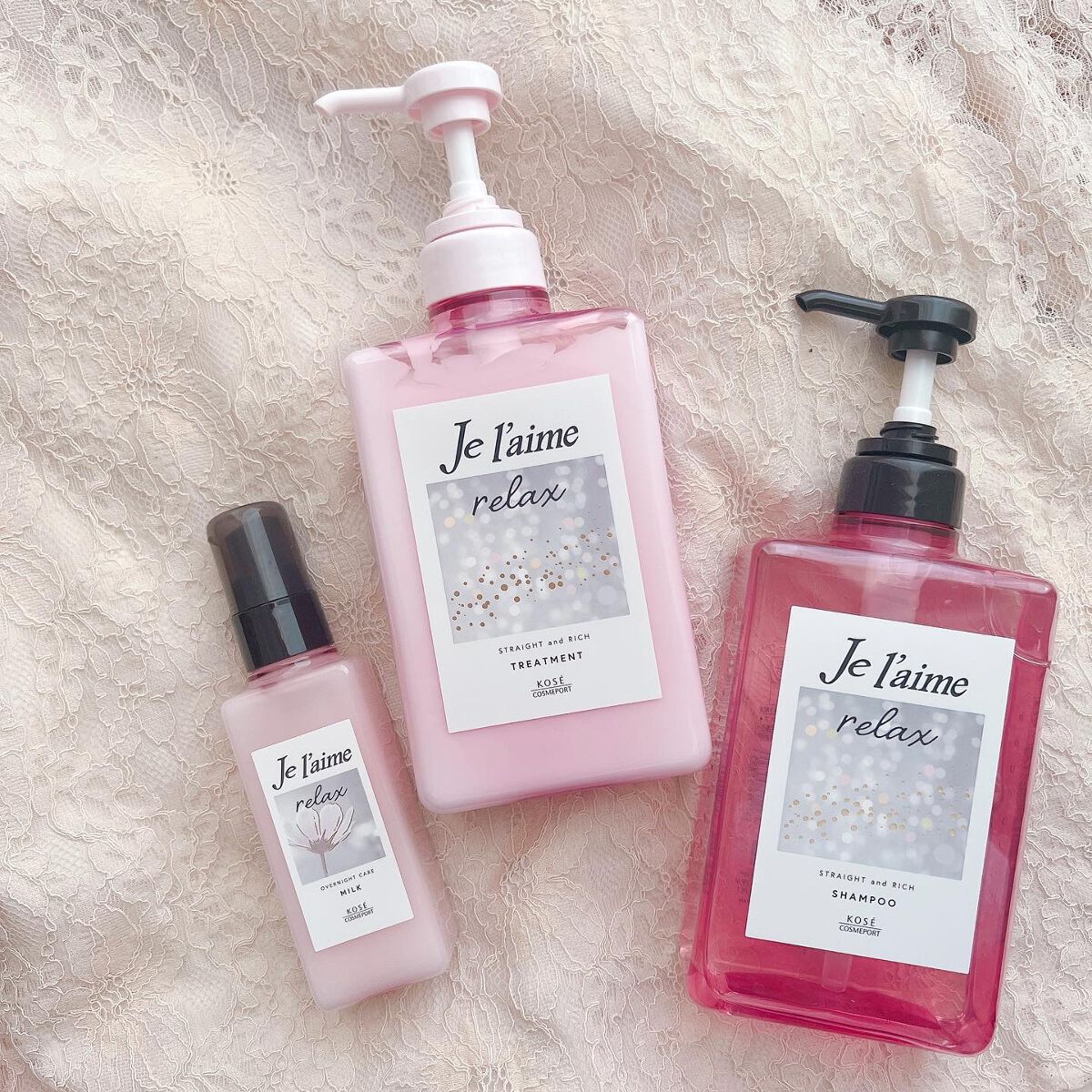 リラックス ミッドナイトリペア シャンプー／ヘアトリートメント (ストレート＆リッチ)/Je l'aime/市販シャンプーを使ったクチコミ（1枚目）