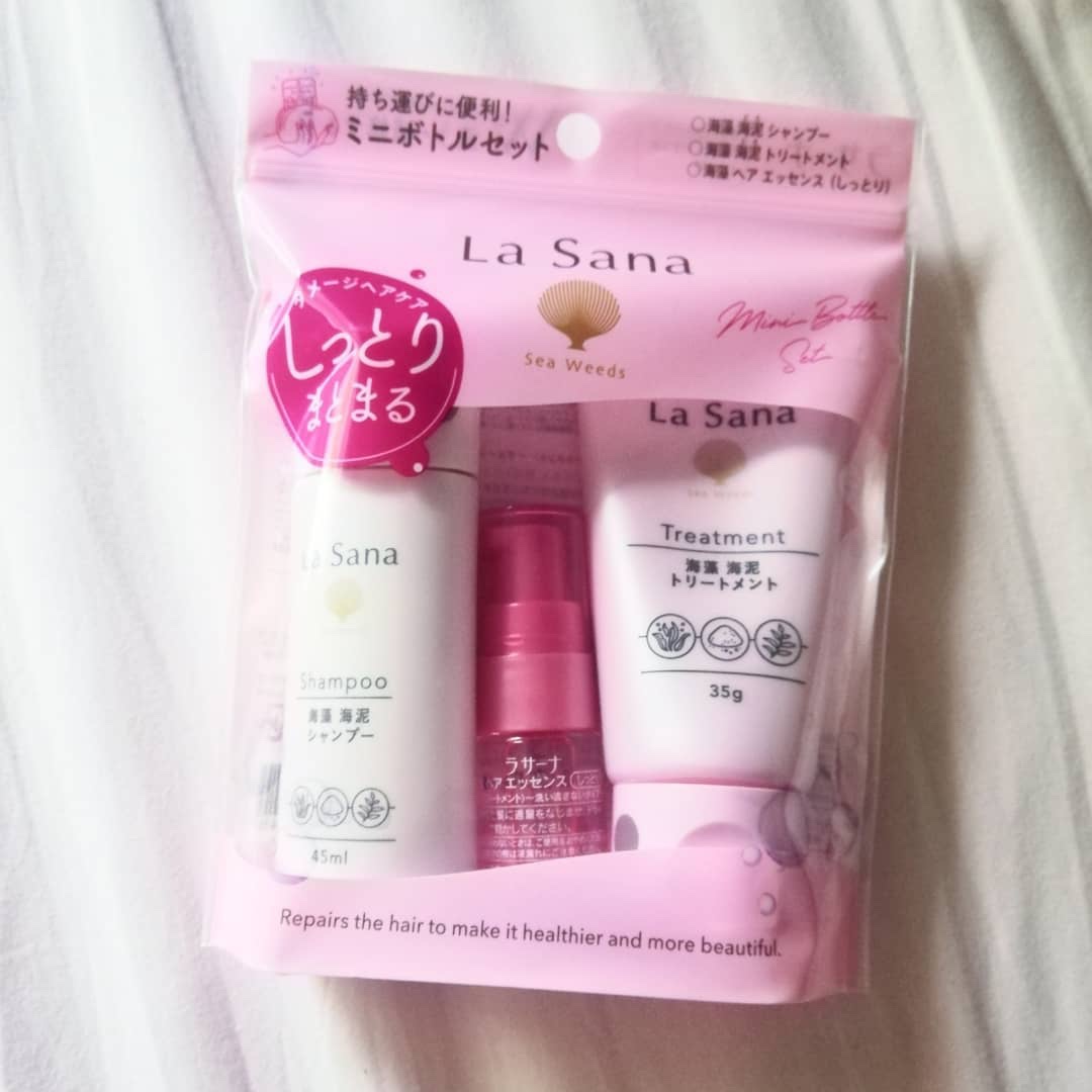 ヘアケア トラベルセット＜しっとりタイプ＞/ラサーナ/トライアルキットを使ったクチコミ（1枚目）