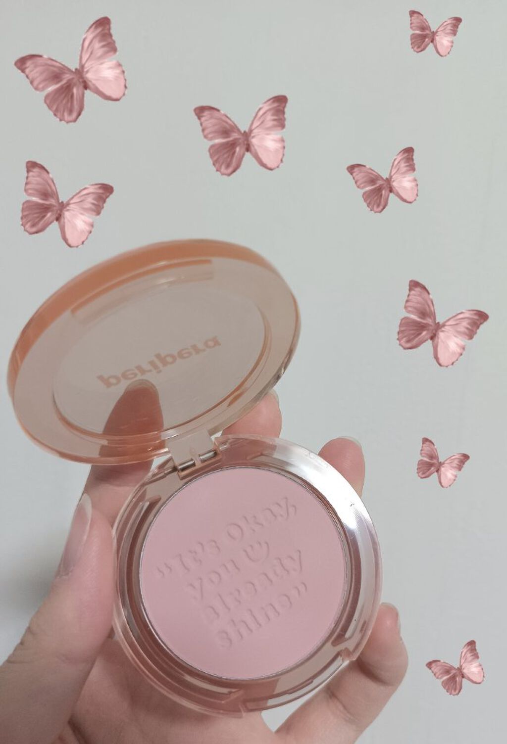 ピュア ブラッシュド サンシャイン チーク/PERIPERA/パウダーチークを使ったクチコミ（2枚目）