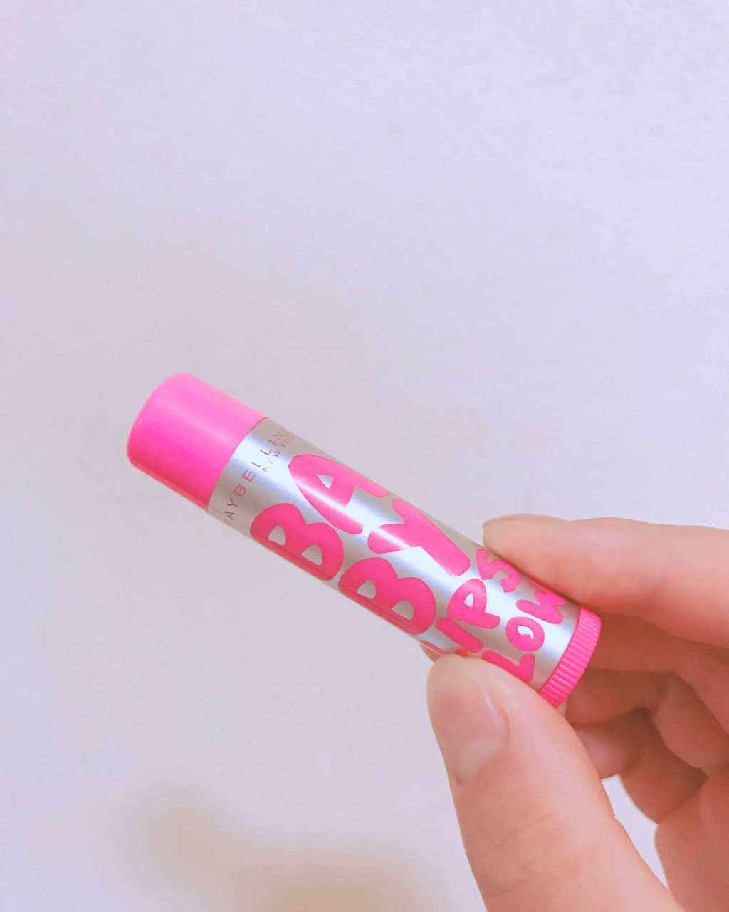 リップクリーム ピンクグロウ/MAYBELLINE NEW YORK/リップケアを使ったクチコミ(1枚目)