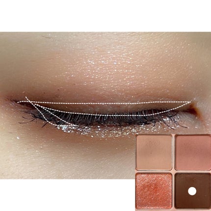 ベターザンアイズ/rom&nd/アイシャドウパレットを使ったクチコミ(4枚目)