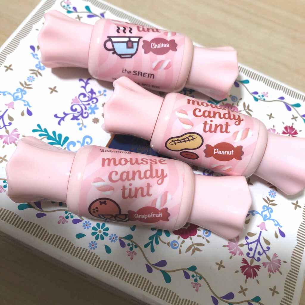 ムース キャンディー ティント/the SAEM/リップティントを使ったクチコミ(1枚目)