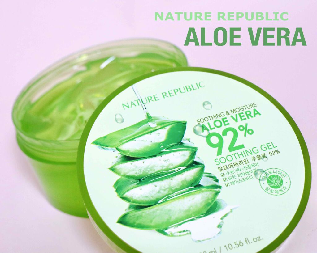 マイルド&モイスチャーアロエジェル/ネイチャーリパブリック/ボディローションを使ったクチコミ(1枚目)