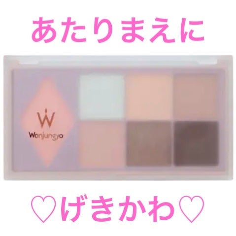 ウォンジョンヨ W デイリームードアップパレット /Wonjungyo/アイシャドウパレットを使ったクチコミ(1枚目)