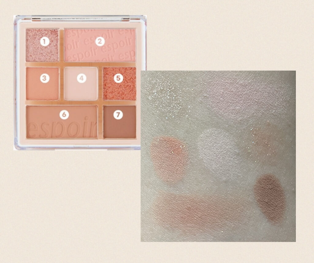 リアルアイパレット/espoir/マルチパレットを使ったクチコミ（2枚目）